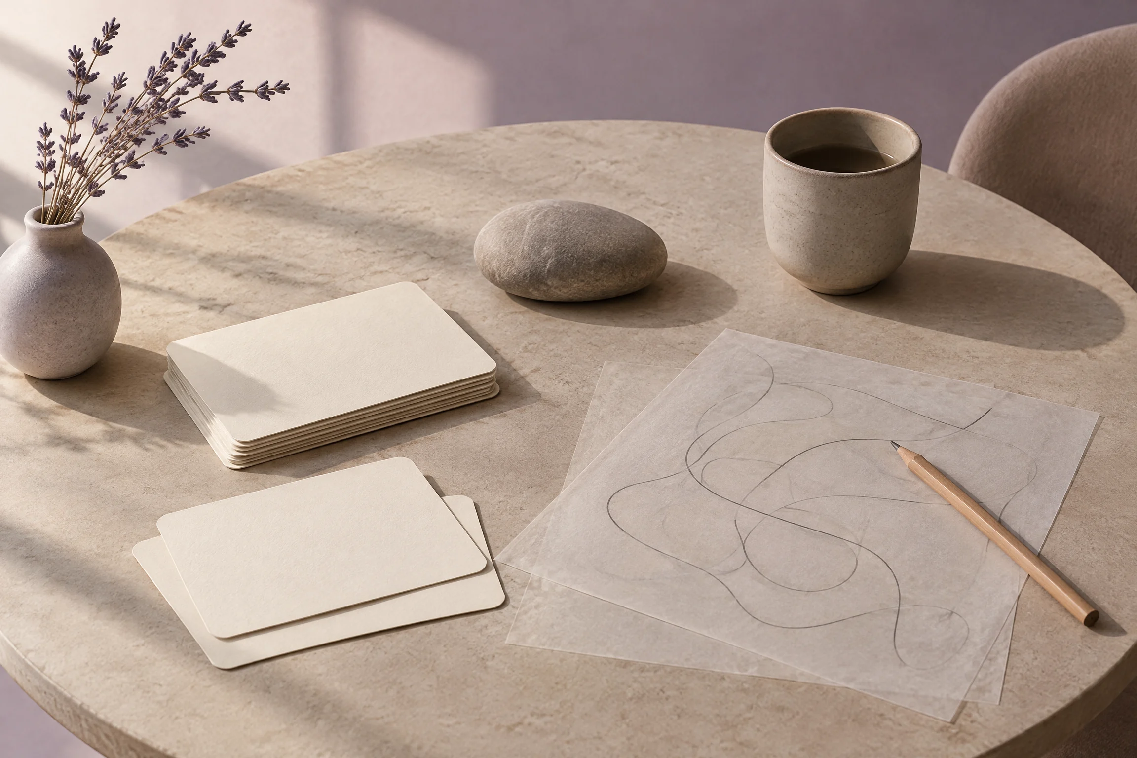 Workshop notes and small working materials